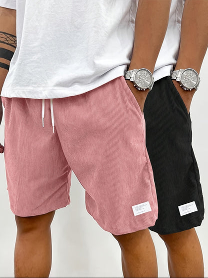Short vintage décontracté pour homme avec poches – Style urbain idéal pour l'été et les loisirs