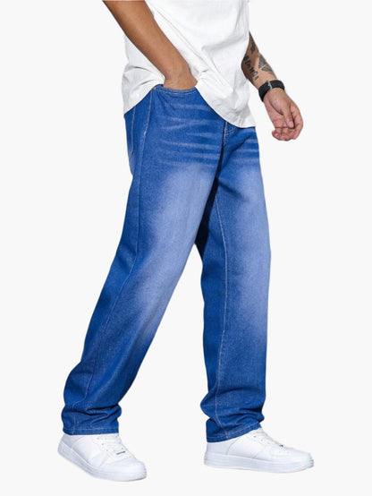 Jean décontracté ample pour homme style urbain polyvalent
