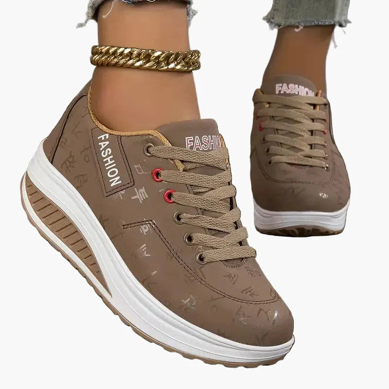 Comfortable orthopedic shoes for women - fashionable everyday sneakers