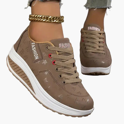 Comfortable orthopedic shoes for women - fashionable everyday sneakers