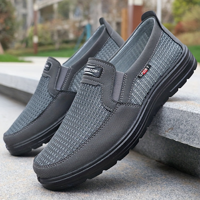 Chaussures décontractées pour homme à enfiler style mocassin confort urbain