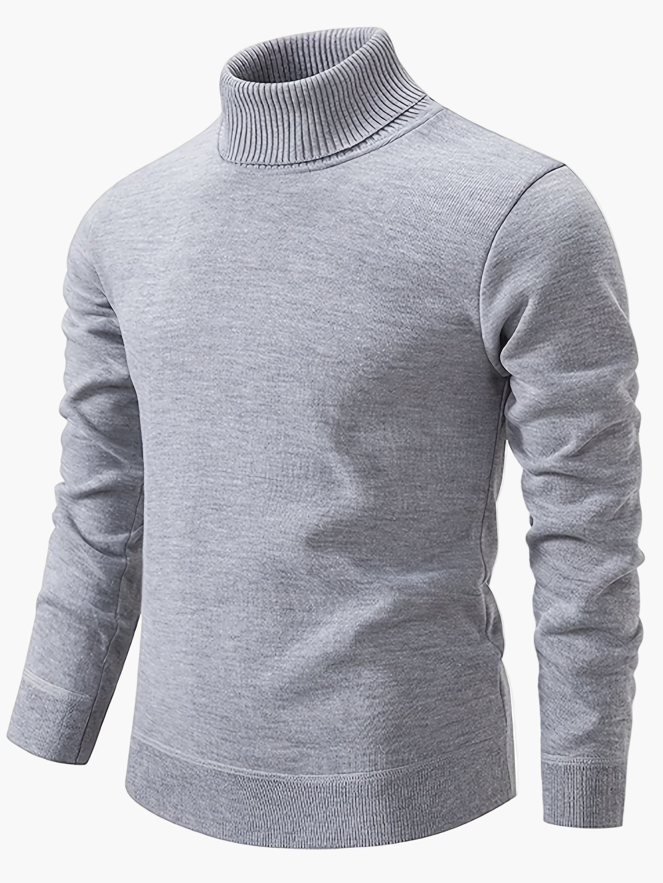 Pull col roulé homme style moderne élégant casual pour automne et hiver