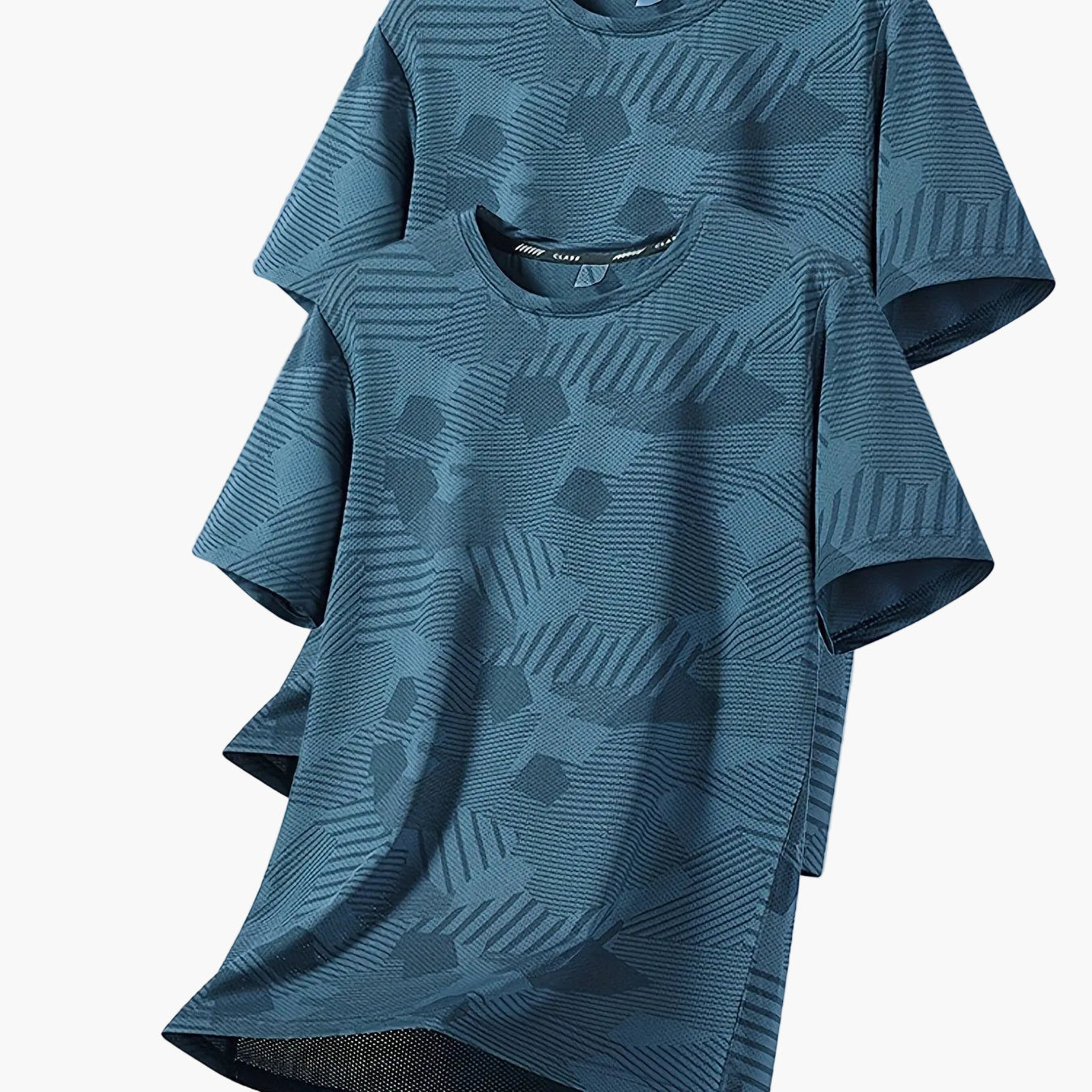 Camiseta casual para hombre estilo tropical transpirable de manga corta - Pack de 2, ideal para el verano