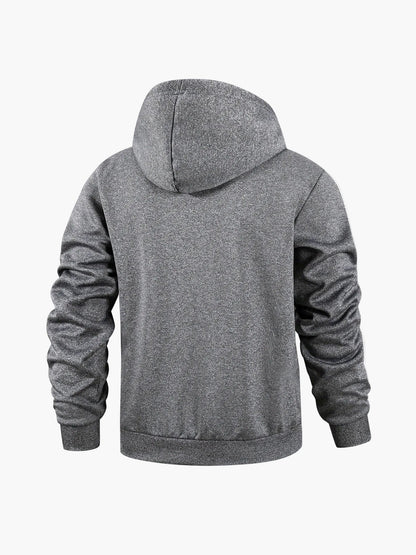 Ensemble Survêtement Homme Style Décontracté Hiver avec Capuche Doublée