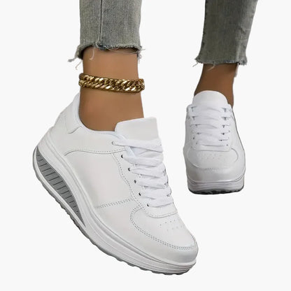 Comfortable orthopedic shoes for women - fashionable everyday sneakers