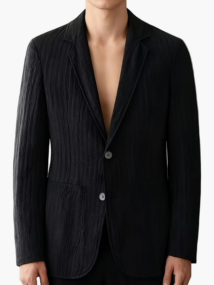 Elegante herencolbert met strepen in casual stijl voor lente/zomer