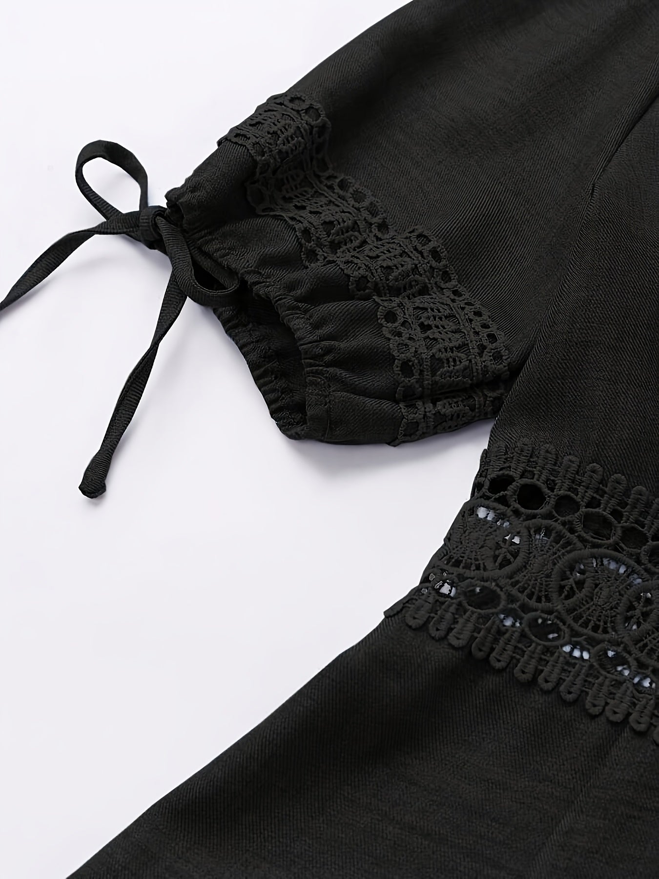 Elegant boheme-stil kjole til kvinder med flæser til forår og sommer