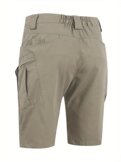 Short cargo tactique pour homme, style outdoor polyvalent, idéal randonnée et activités extérieures