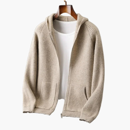 Hoodie zippé homme style casual chic pour usage quotidien