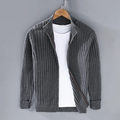 Thibault™ - Cardigan Zippé Décontracté
