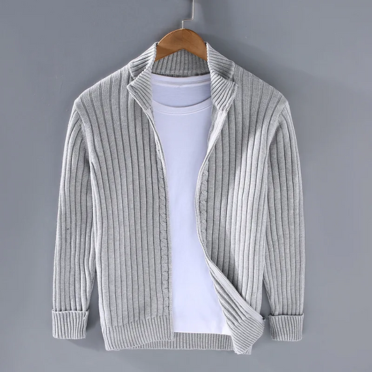 Thibault™ - Cardigan Zippé Décontracté