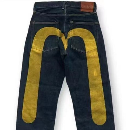 Andrew – Pantalons amples en denim classique