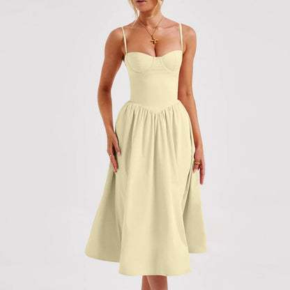 Stephanie – Robe Longue Rétro Style Cour