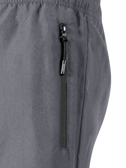 Short deportivo para hombre con múltiples bolsillos y cierre de cremallera, estilo casual para actividades deportivas y al aire libre