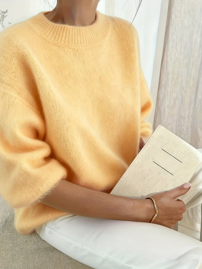 Pull élégant style décontracté femme pour automne hiver