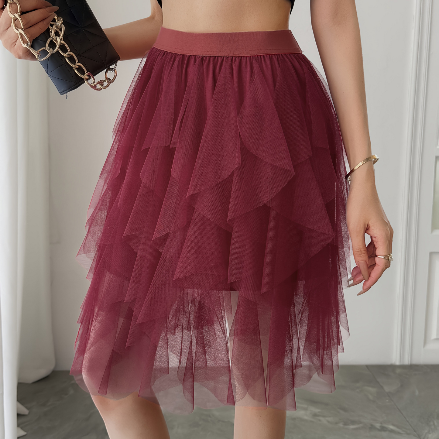Spódnica Tutu Damska Styl Tancerki Elegancka na Przyjęcie lub Na Co Dzień