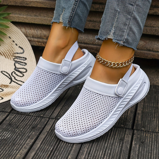Sabot donna comfort slip-on stile sportivo per tempo libero e uso quotidiano