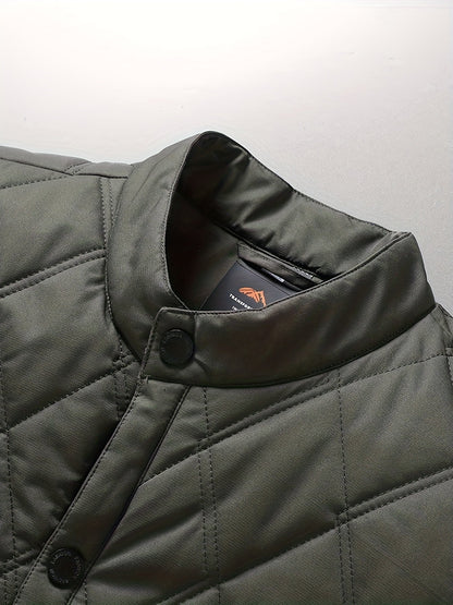 Veste matelassée homme style urbain élégance décontractée