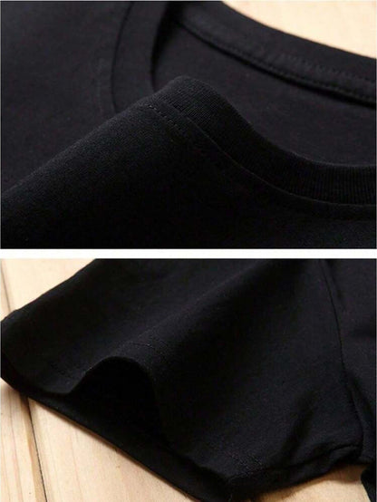 T-shirt homme style casual imprimé original édition limitée – mode urbaine décontractée