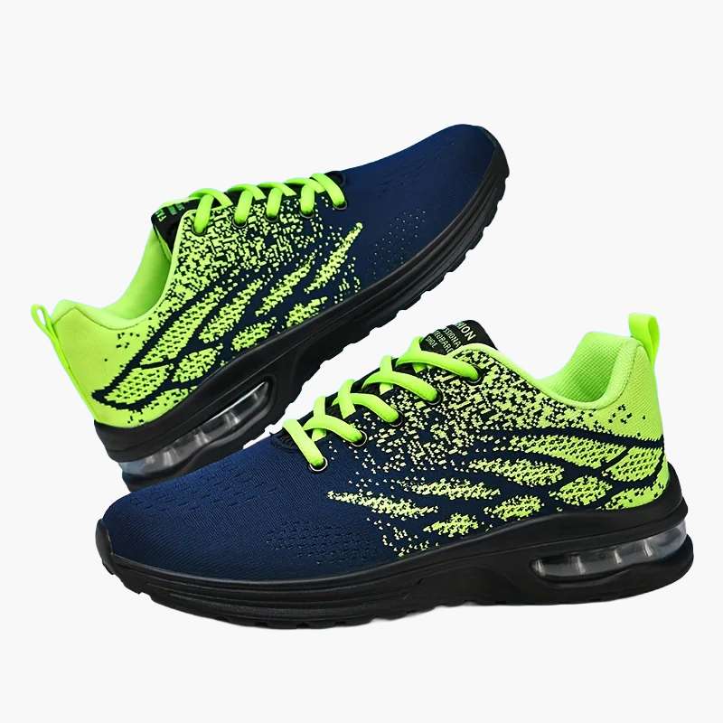 Herenmode Casual Veterschoenen Ademend Gebreide Sneakers
