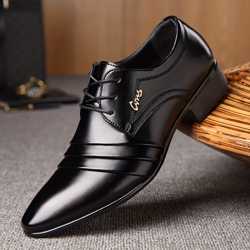 Chaussures habillées business élégantes pour homme à bout pointu – Style professionnel bureau et cérémonies