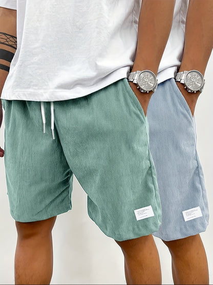 Short vintage décontracté pour homme avec poches – Style urbain idéal pour l'été et les loisirs