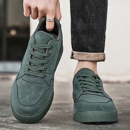 Låga sneakers för herrar i avslappnad urban stil för vardagsbruk