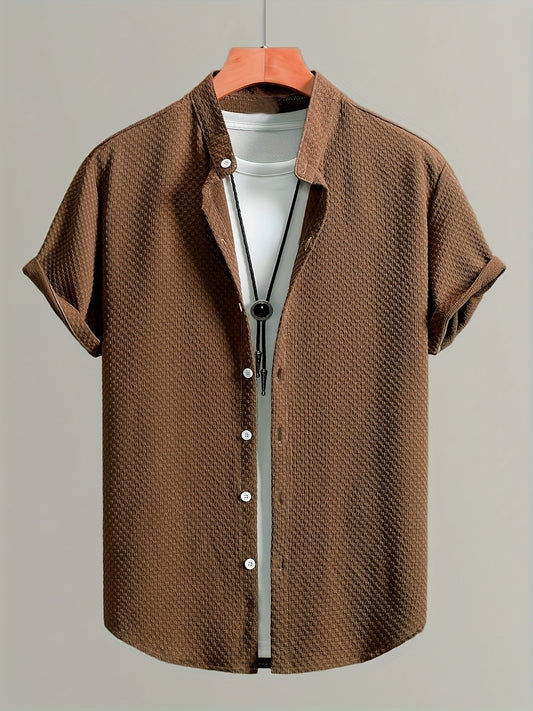 Men's casual short-sleeve shirt summer style – trendy urban and versatile