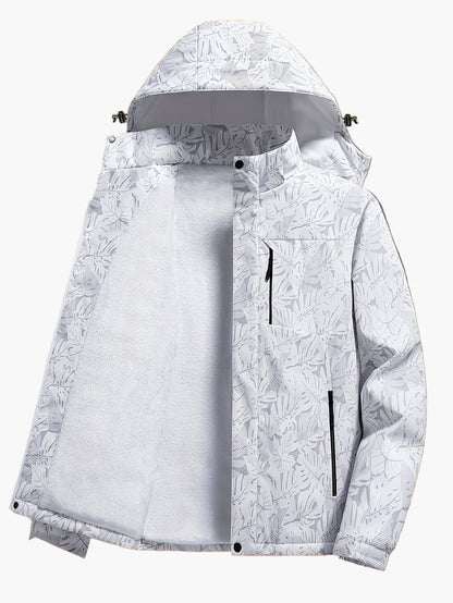 Veste de randonnée imperméable à capuche pour homme – Style sportif et urbain, idéale pour l’extérieur