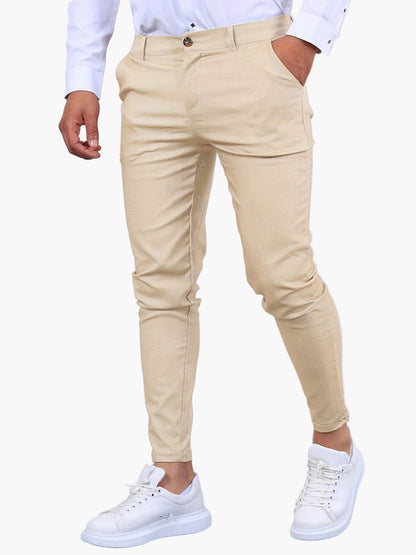 Pantaloni aderenti da uomo eleganti per affari e ufficio - Stile moderno e sagomato