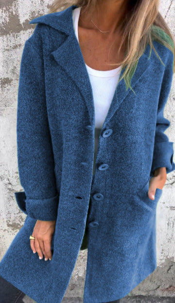 Tracy – Cardigan Long à Poches Style Décontracté pour Femmes