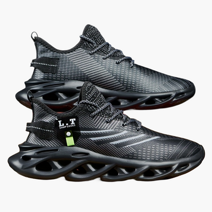 Baskets de sport homme style urbain semelle futuriste confort large
