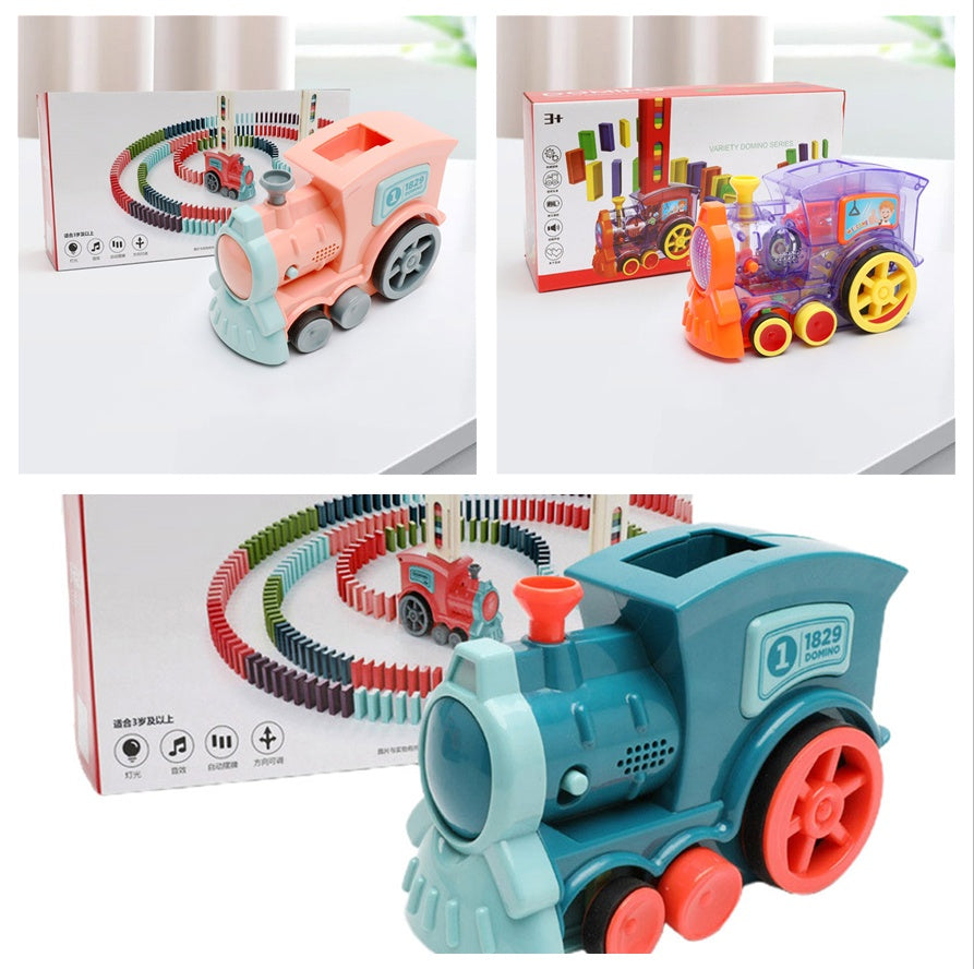 Jouet Train Domino Automatique pour Enfants – Développement de l’Imagination et Coordination