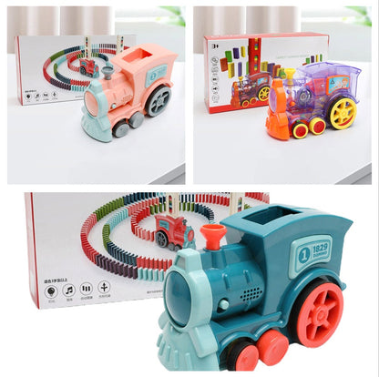 Jouet Train Domino Automatique pour Enfants – Développement de l’Imagination et Coordination