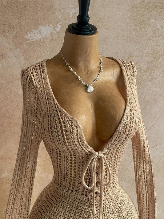 Combinaison Bohème Femme Décolleté Plongeant Style Plage Chic