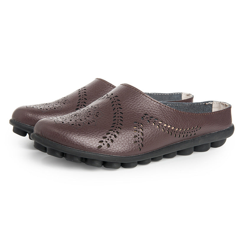 Sara – Chaussures Casual en Cuir Vegan Uni pour Femme