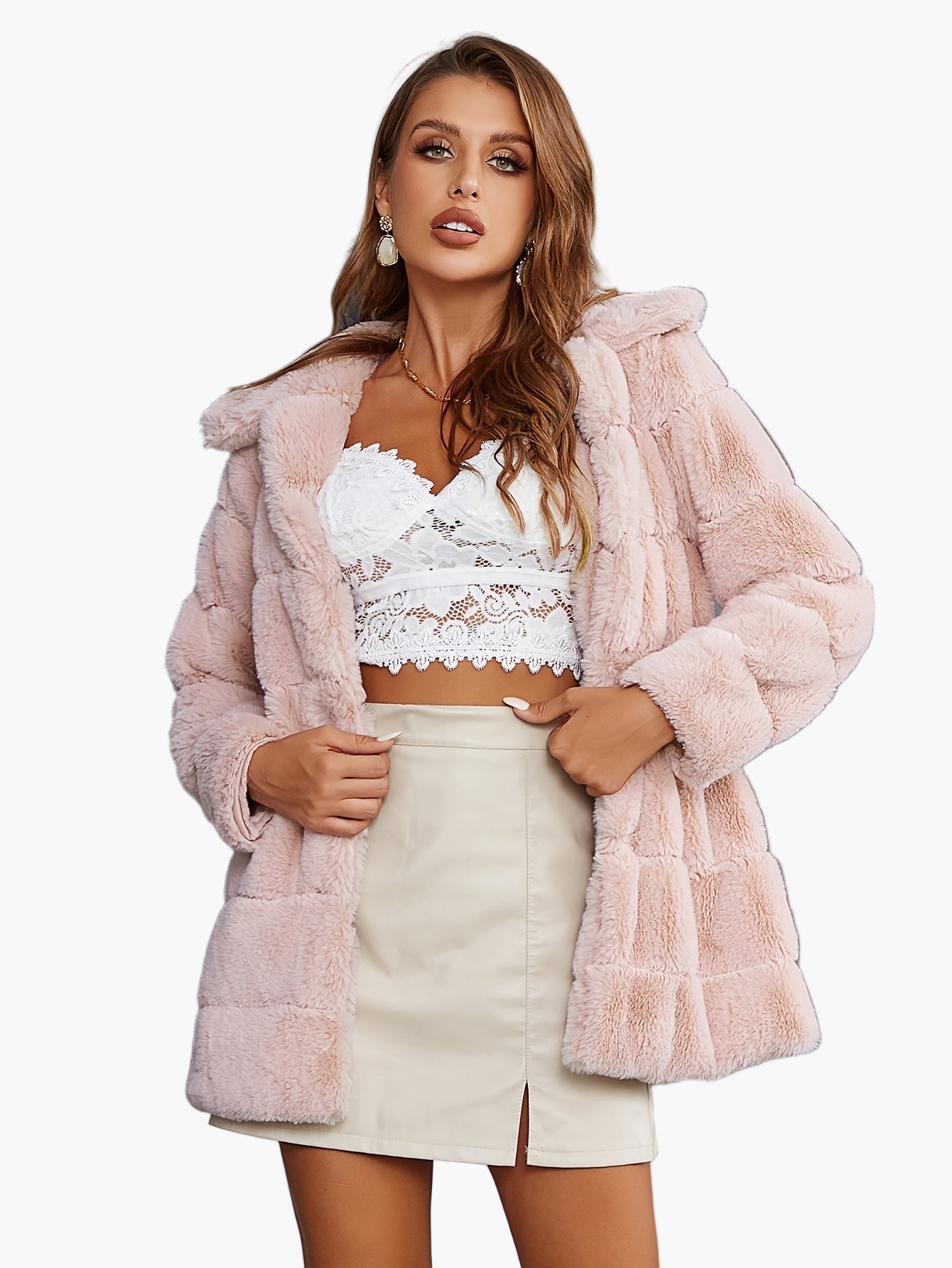 Manteau femme élégant style urbain pour l’automne et l’hiver