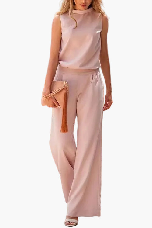 Elegant sleeveless jumpsuit for women – Chic and versatile style for all occasions