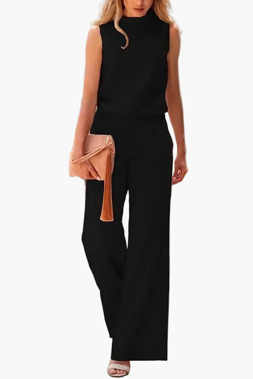 Elegant sleeveless jumpsuit for women – Chic and versatile style for all occasions