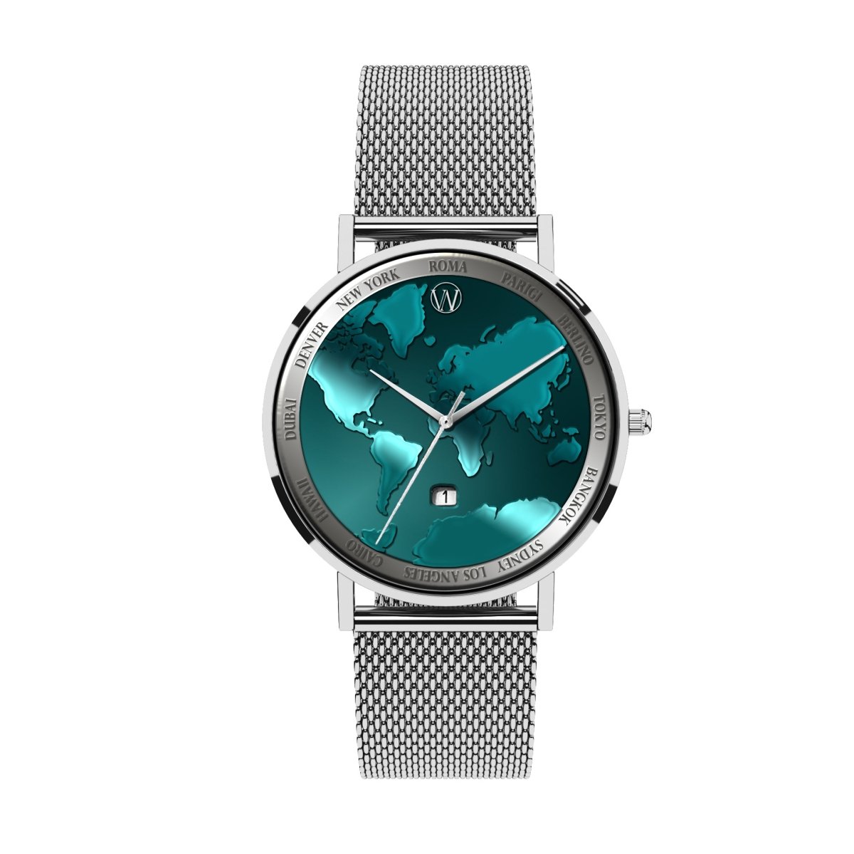 Tanya – Montre Étanche Élégante Vert Aqua pour Femme