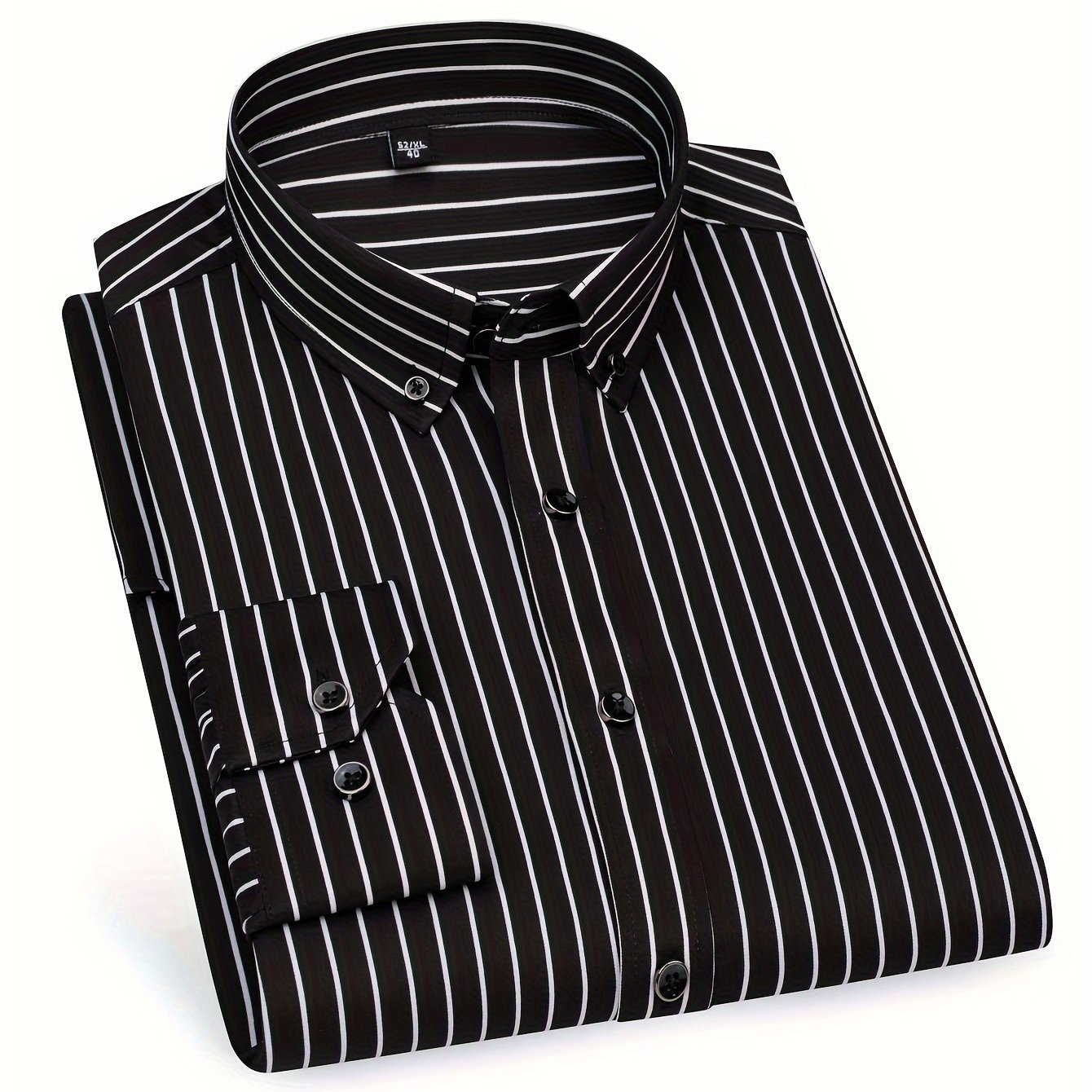 Camisa de rayas estilo casual para hombre – Ideal para salidas y ocasiones informales
