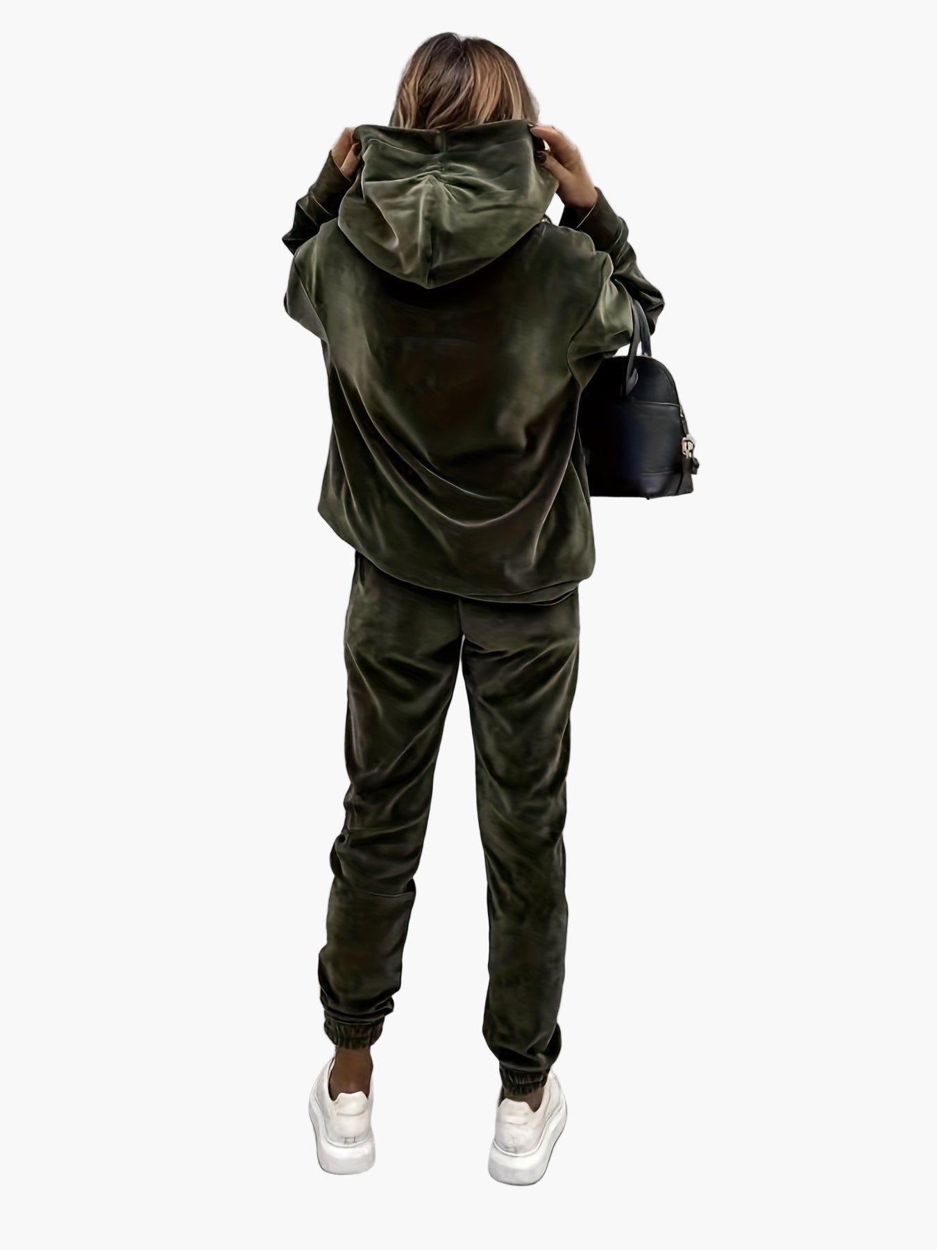 Ensemble de survêtement décontracté pour femme, style urbain chic, idéal pour le quotidien et les loisirs