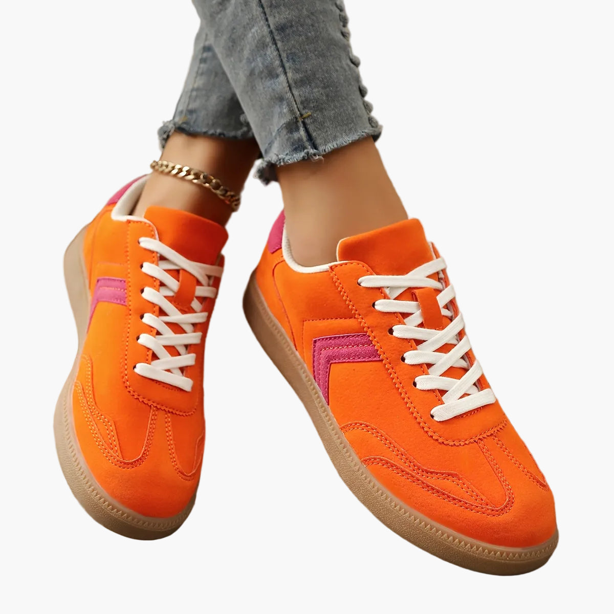 Afslappede sneakers til kvinder i urban retrostil