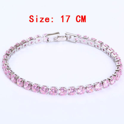 Tracy – Bracelet en Zircon avec Design Géométrique