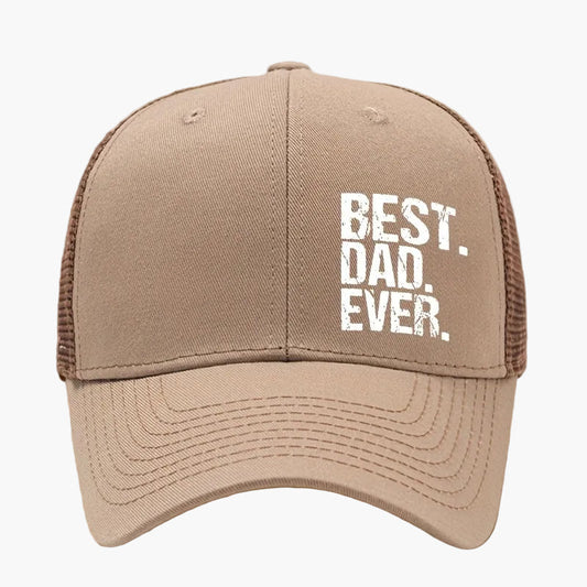 Casquette style trucker pour homme - Meilleur Papa - Accessoire décontracté fête des pères