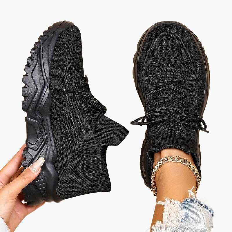 Baskets de marche tendance pour femme à semelle épaisse – Style urbain et confort quotidien