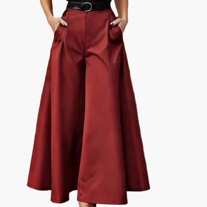 Pantalon large femme style élégant pour occasions formelles et quotidiennes