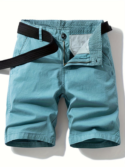 Shorts casuals pour homme avec ceinture – style décontracté été