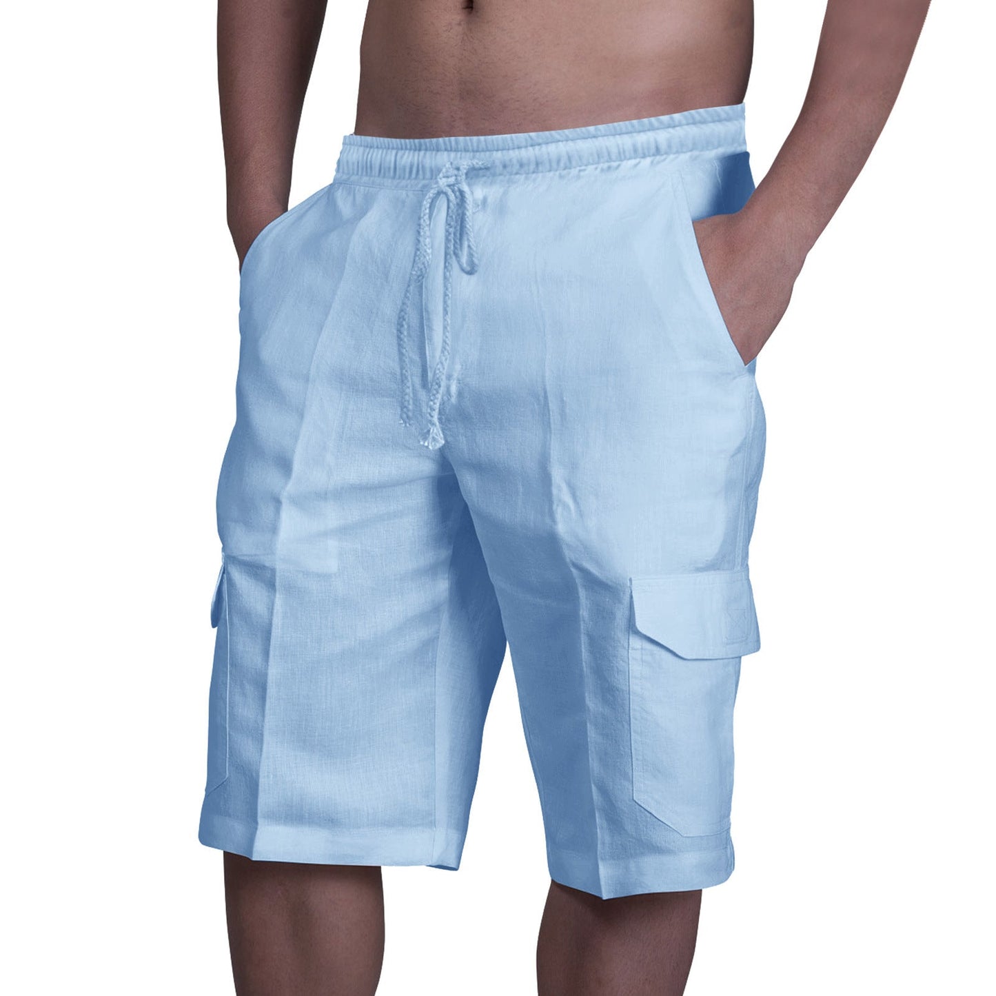 Patrick – Pantalons Cargo de Plage à Poches Multiples pour Hommes