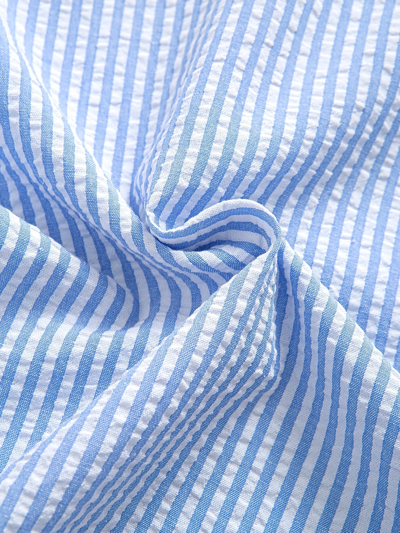 Chemise Henley sans manches à rayures pour homme, style décontracté urbain